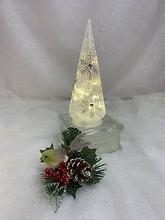 Small Illuminated Sparkling Tree