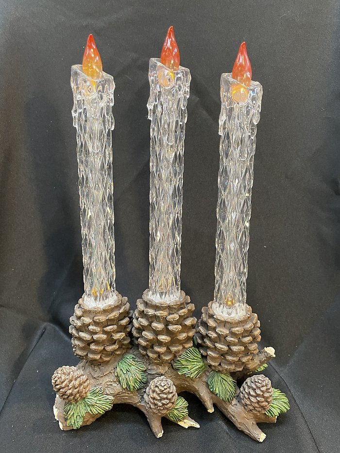 Lighted & Acrylic Candelabra