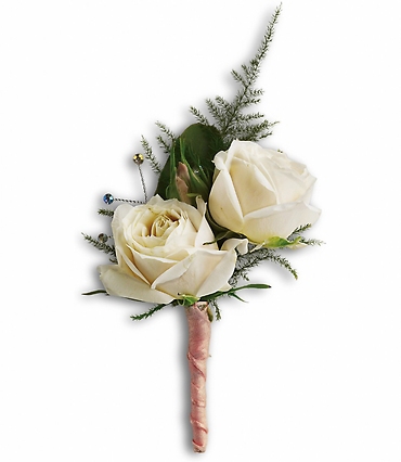 White Tie Boutonniere