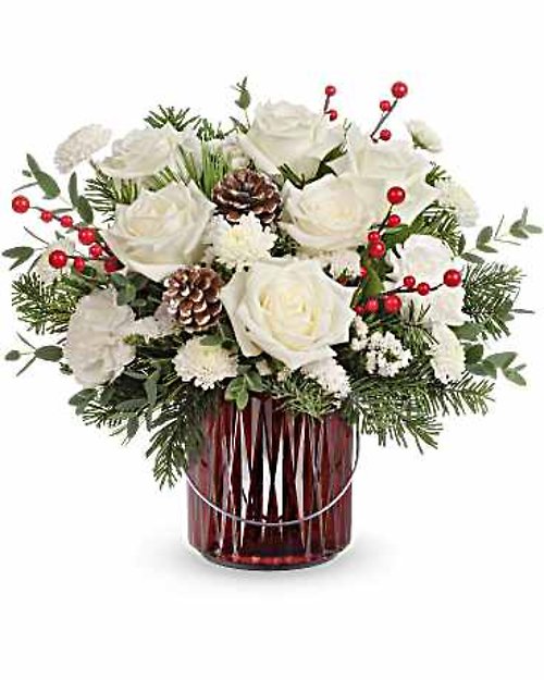 Teleflora Gleaming Holiday Bouquet