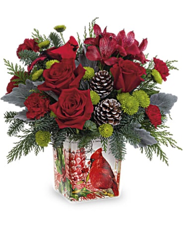 Ode To The Cardinal Bouquet