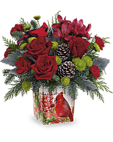 Ode To The Cardinal Bouquet