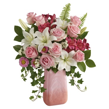 Pink n&#039; Peach Paradise Bouquet