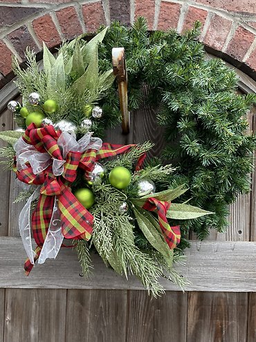 Festive Baubles Wreath