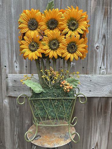 Sunflower Topiary