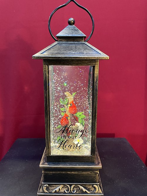 Always in Our Heart Water Globe