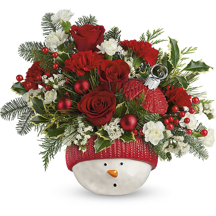  Snowman Ornament Bouquet