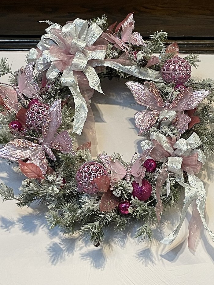 Pretty in Pink Butterfly Wreath