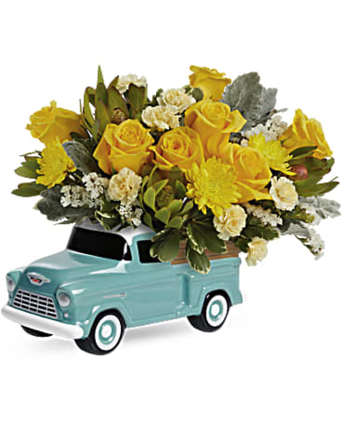 Chevy Blooming Pickup Bouquet